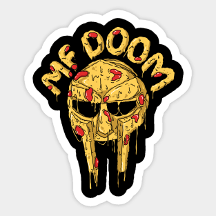 MF doom pizza mask T-shirt Sticker